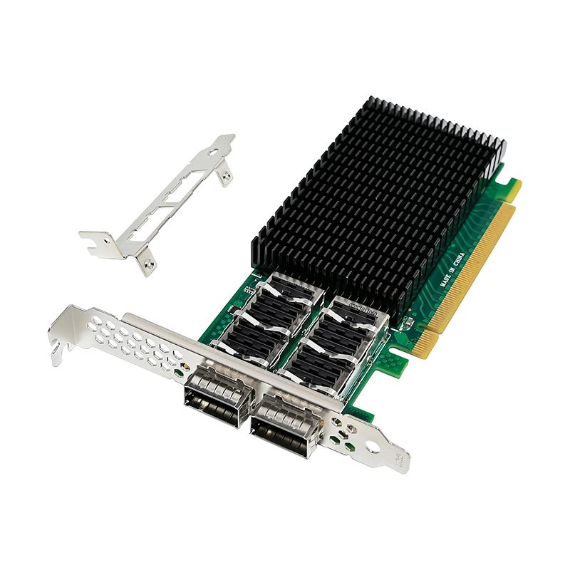 100Gbe Qsfp28 Network Card - Çift Portlu 100GbE QSFP28 Fiber Ethernet